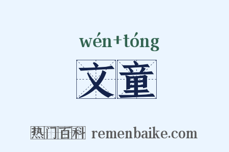文童是什么意思的图片